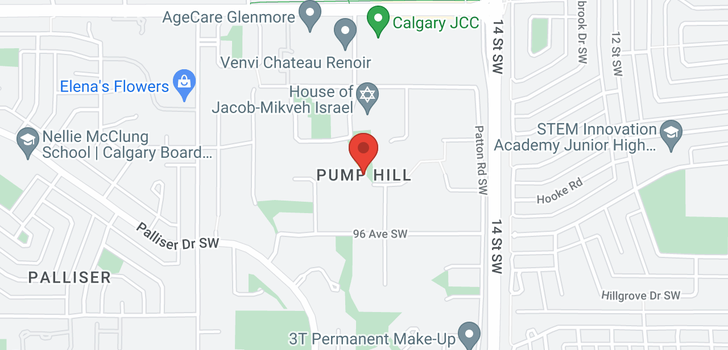 map of 228 Pump Hill GD SW